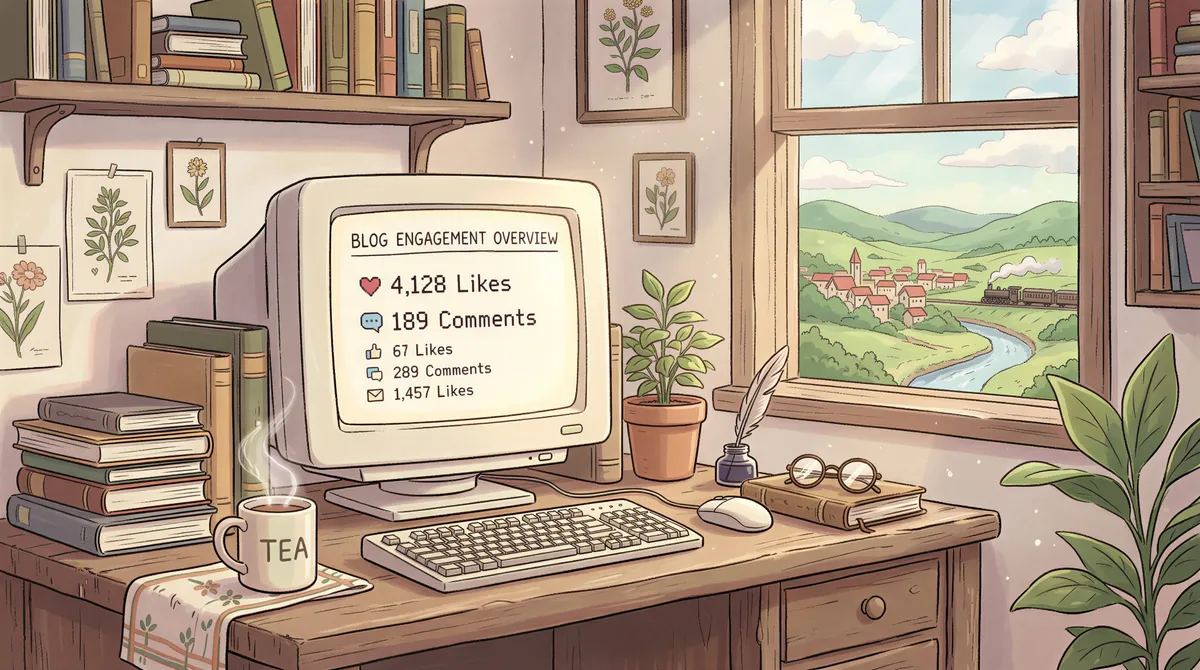 A comparison table displayed on a vintage computer monitor in a cozy room