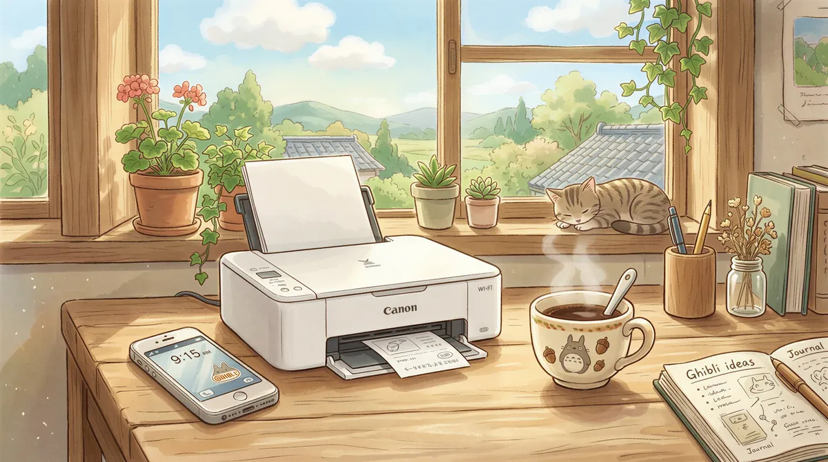 A retired Android tablet, Wi-Fi router, and printer ready for setup on a desk