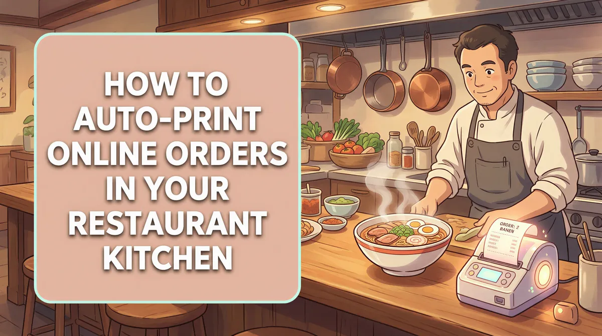 How to Auto-Print Online Orders in Your Restaurant Kitchen