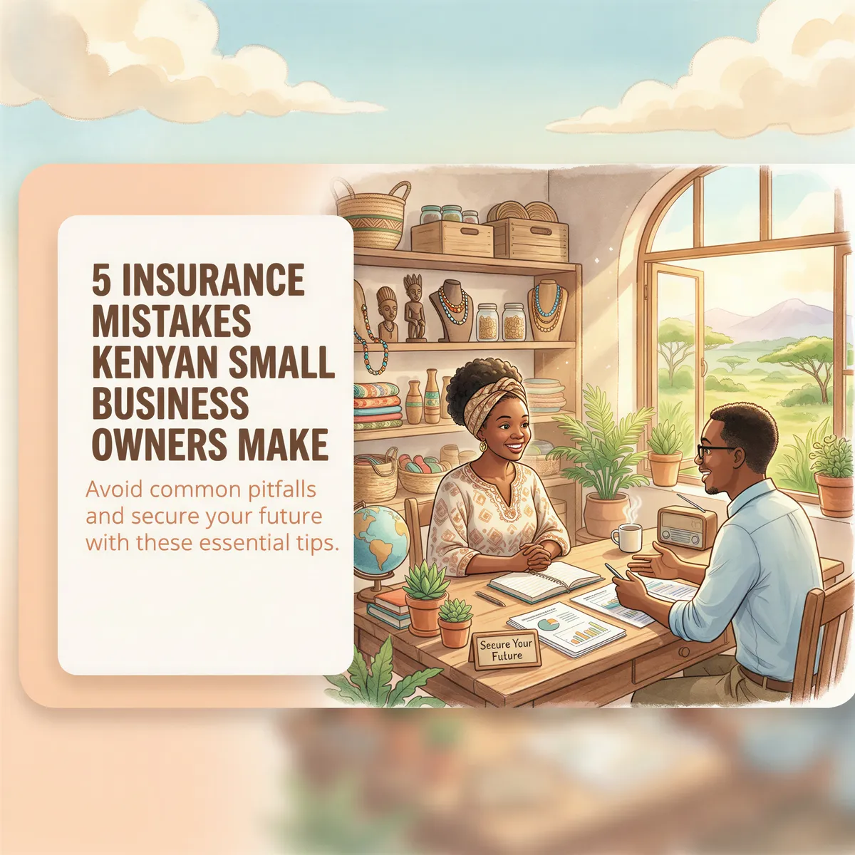 Kenyan small business owners navigating five insurance mistakes with WIBA, professional indemnity, cyber risk