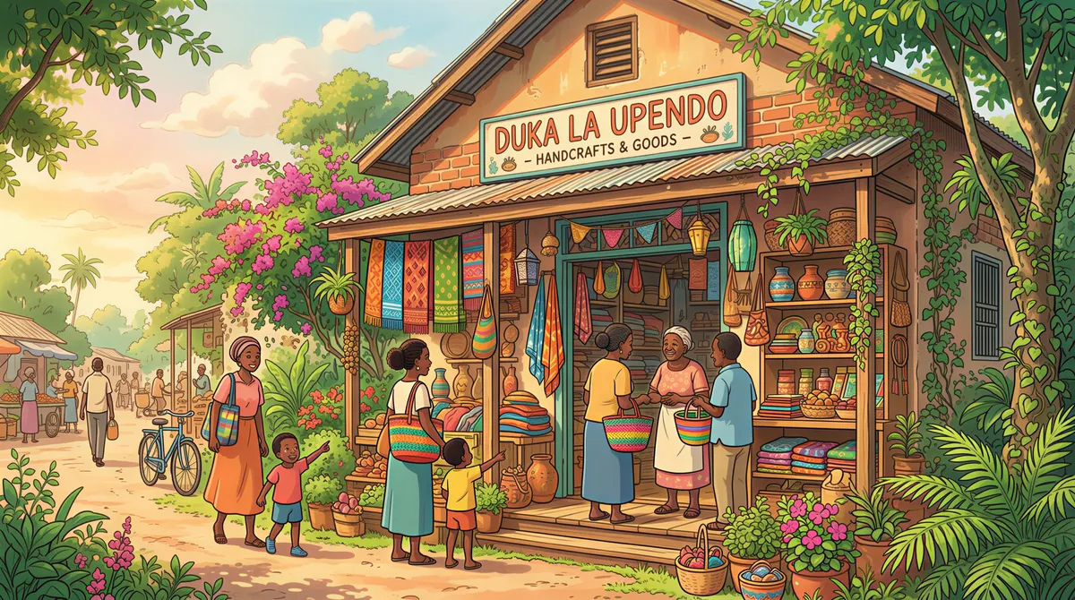 Vibrant street-front retail shop in Nairobi benefiting from comprehensive insurance