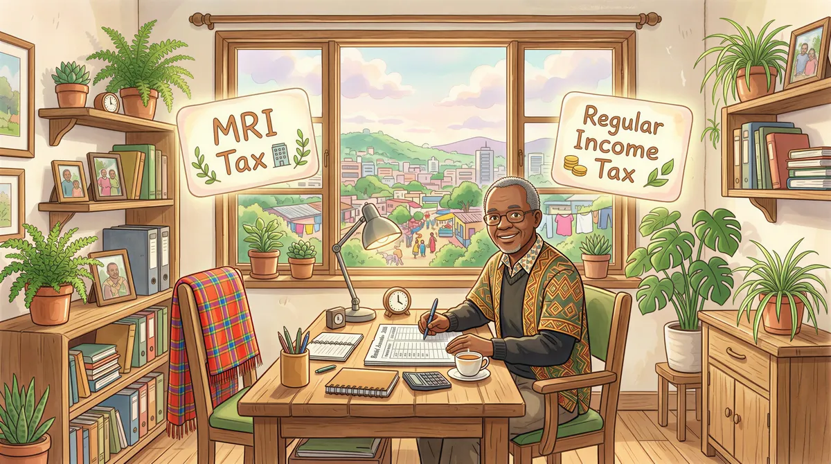 Kenyan landlord weighing MRI vs Regular tax options with a roadmap