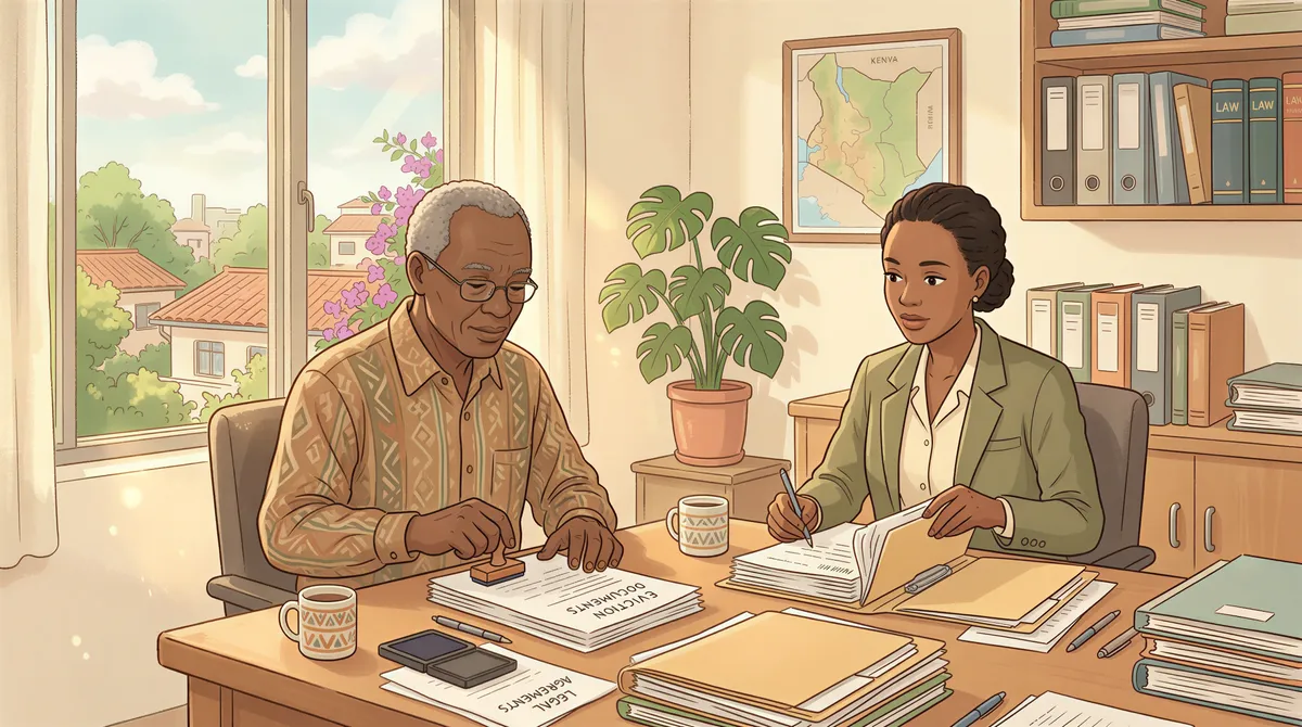 Filing eviction court case in Kenya