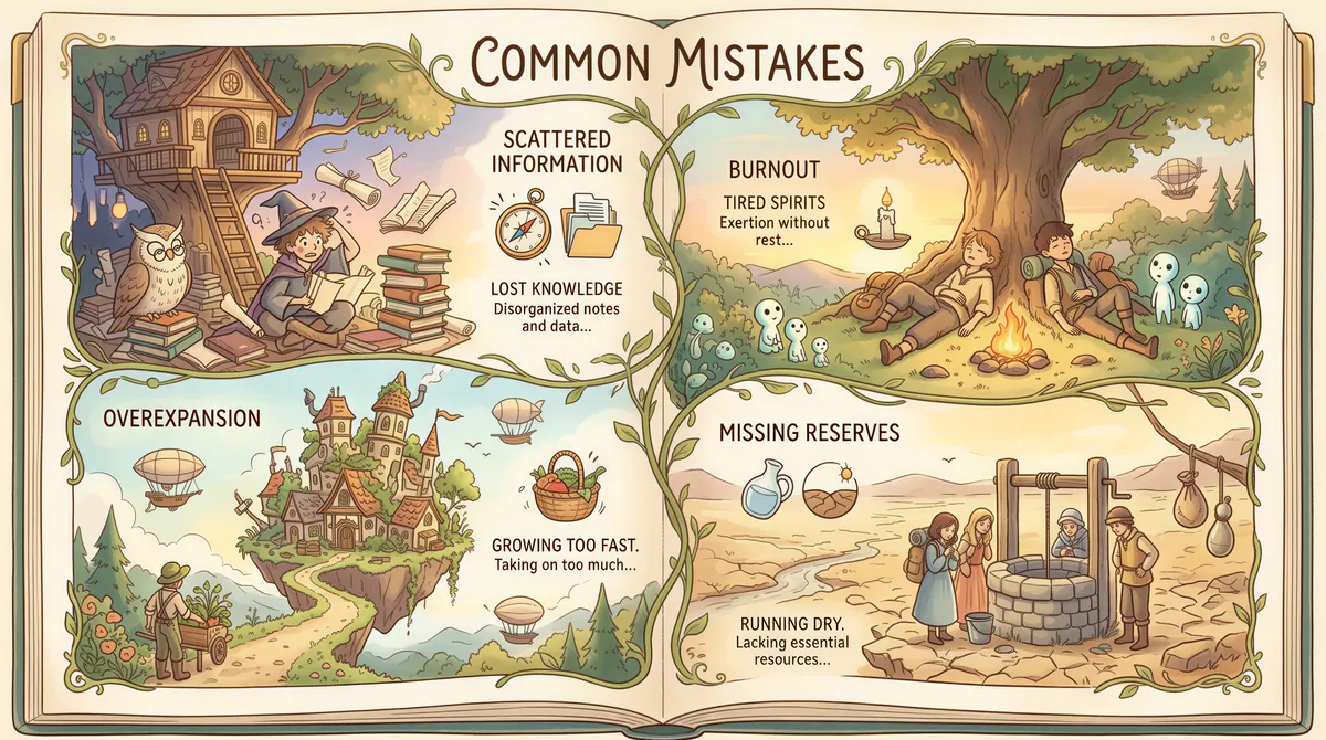 Common mistakes scaling visual