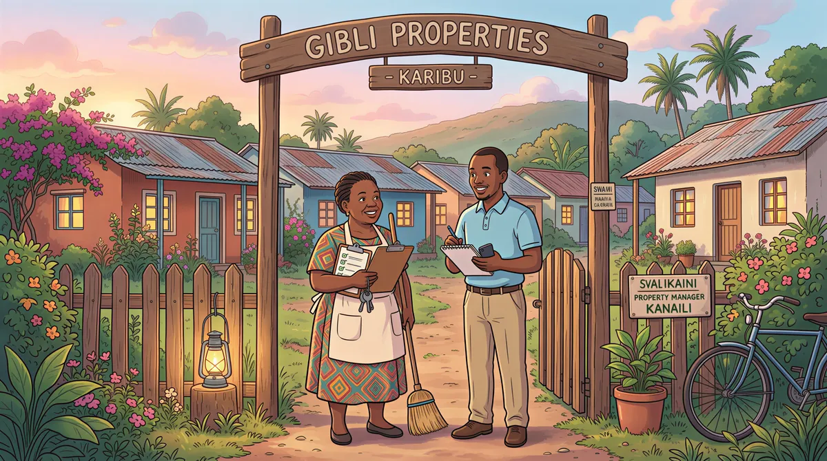 Caregiver and property manager delegation setup for Kenyan landlords