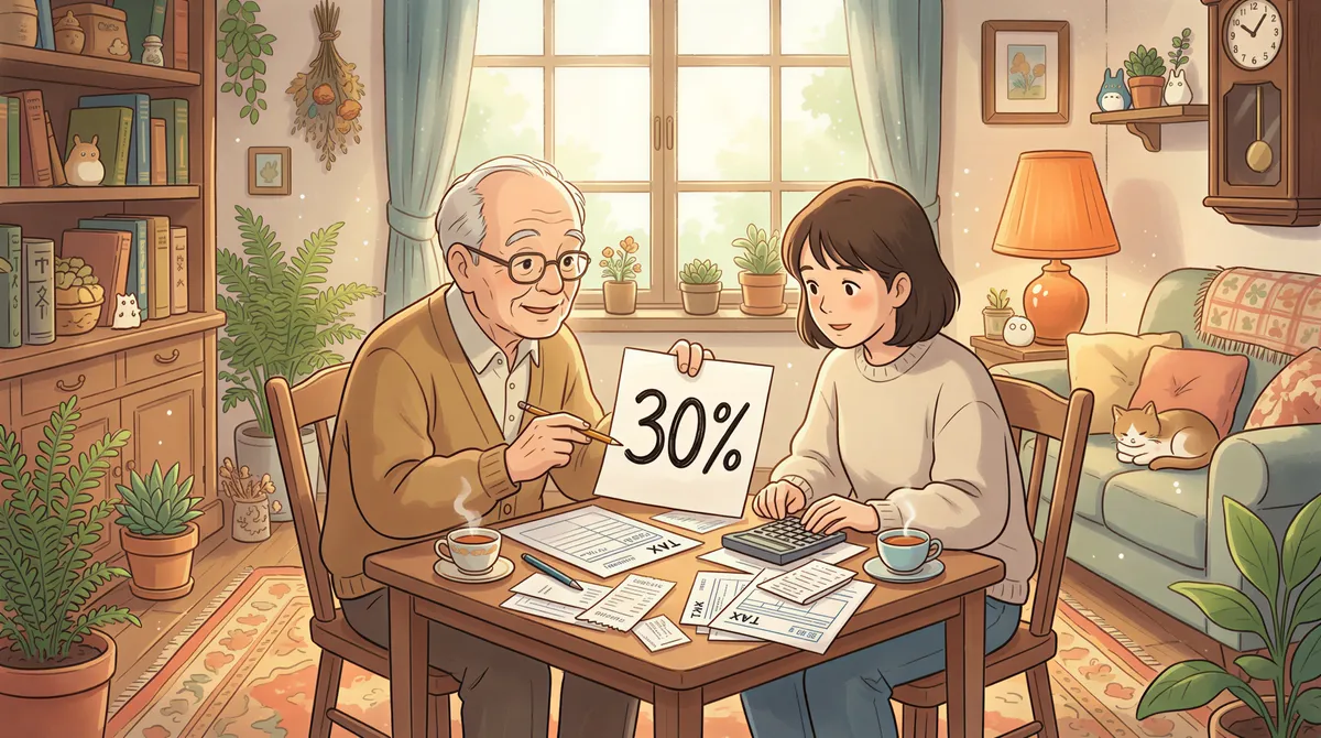 Landlord and tenant discussing 30% withholding on rent
