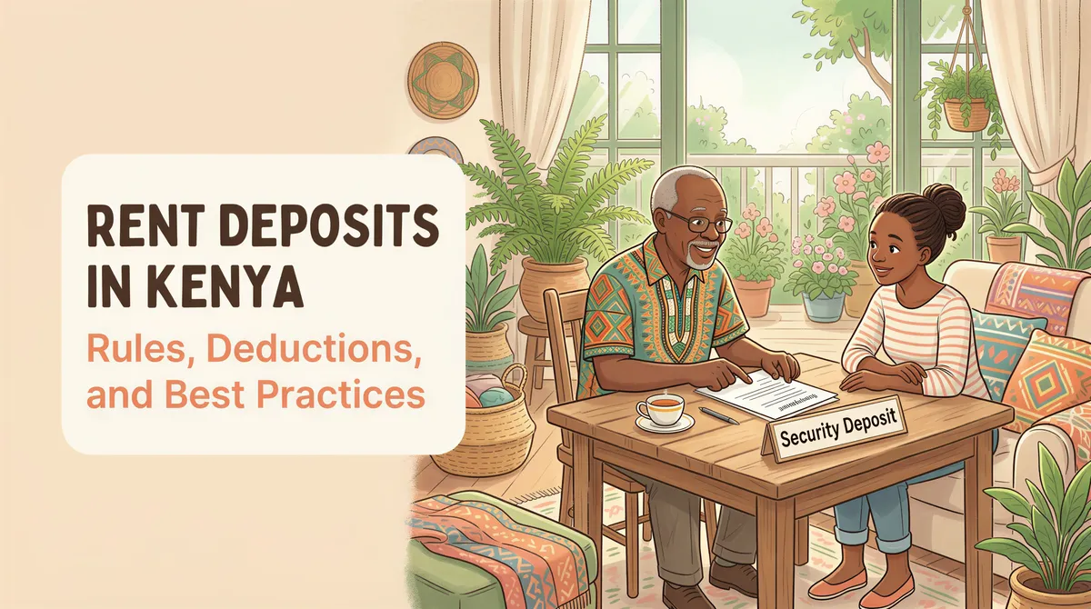 Studio Ghibli banner for Rent Deposits in Kenya: Rules, Deductions, and Best Practices