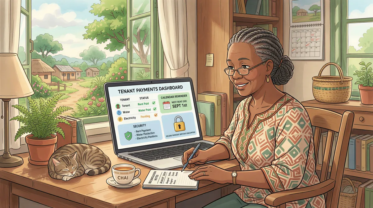 Tracking payments and security for Pay Bill rent collection