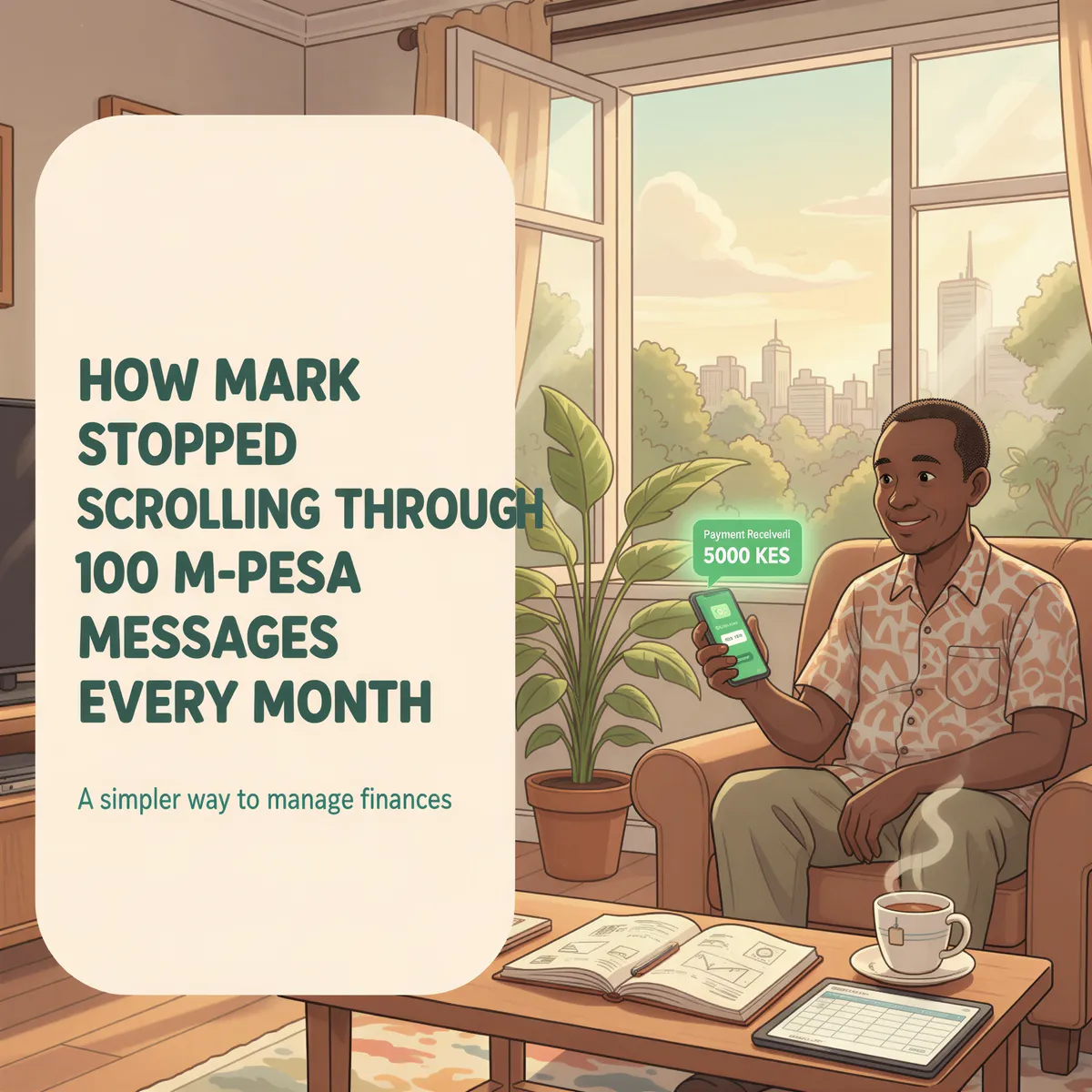 Stop Scrolling 100 M-Pesa Messages to Match Rent
