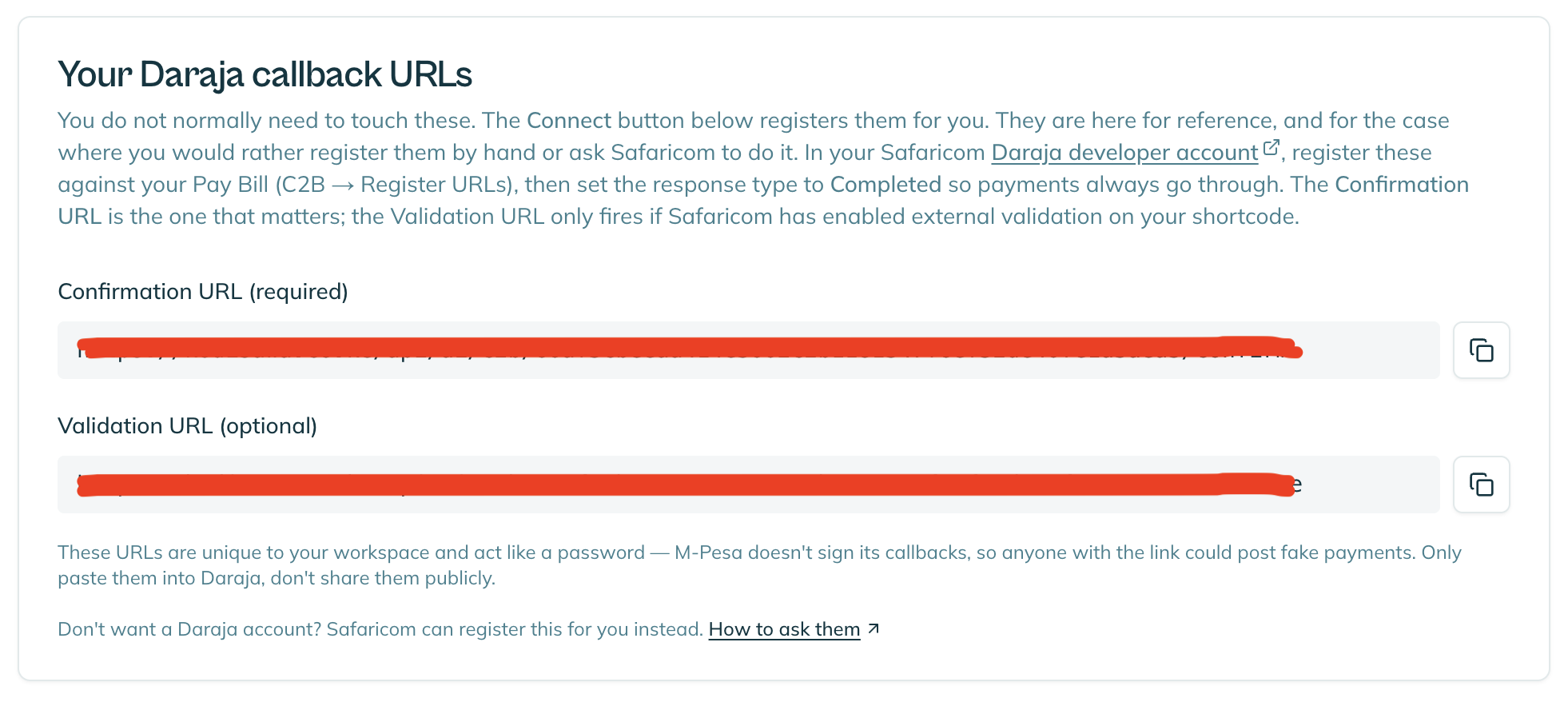 Where to find your confirmation URL