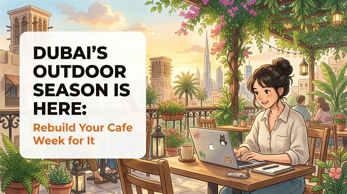 Dubai's Outdoor Season Is Here: Rebuild Your Cafe Week for It