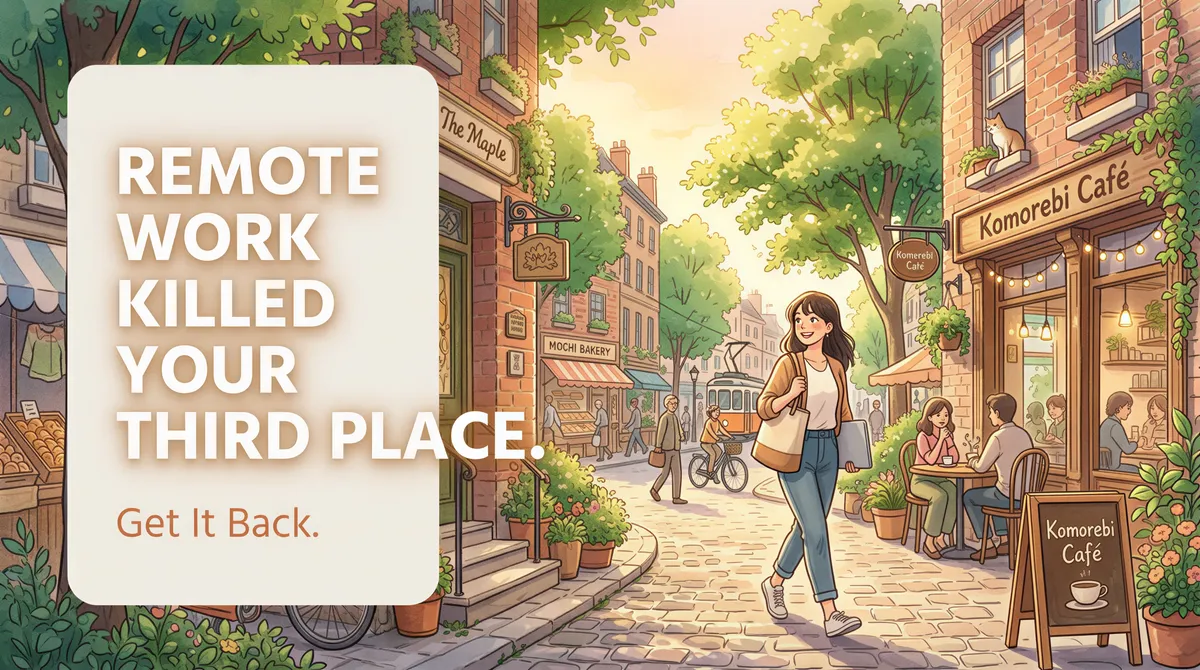 Remote Work Killed Your Third Place. Get It Back.